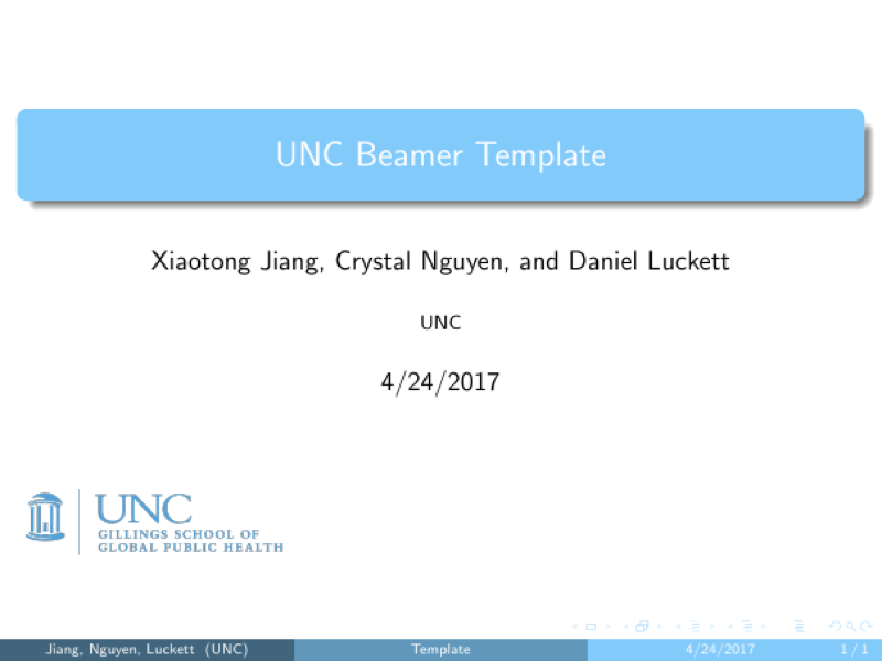 TarHeelTexSlides preview