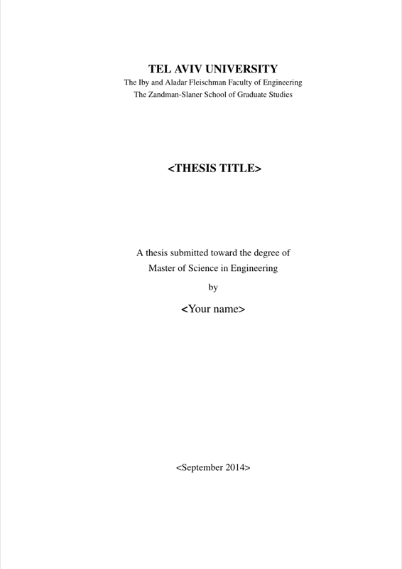 Tau Thesis preview