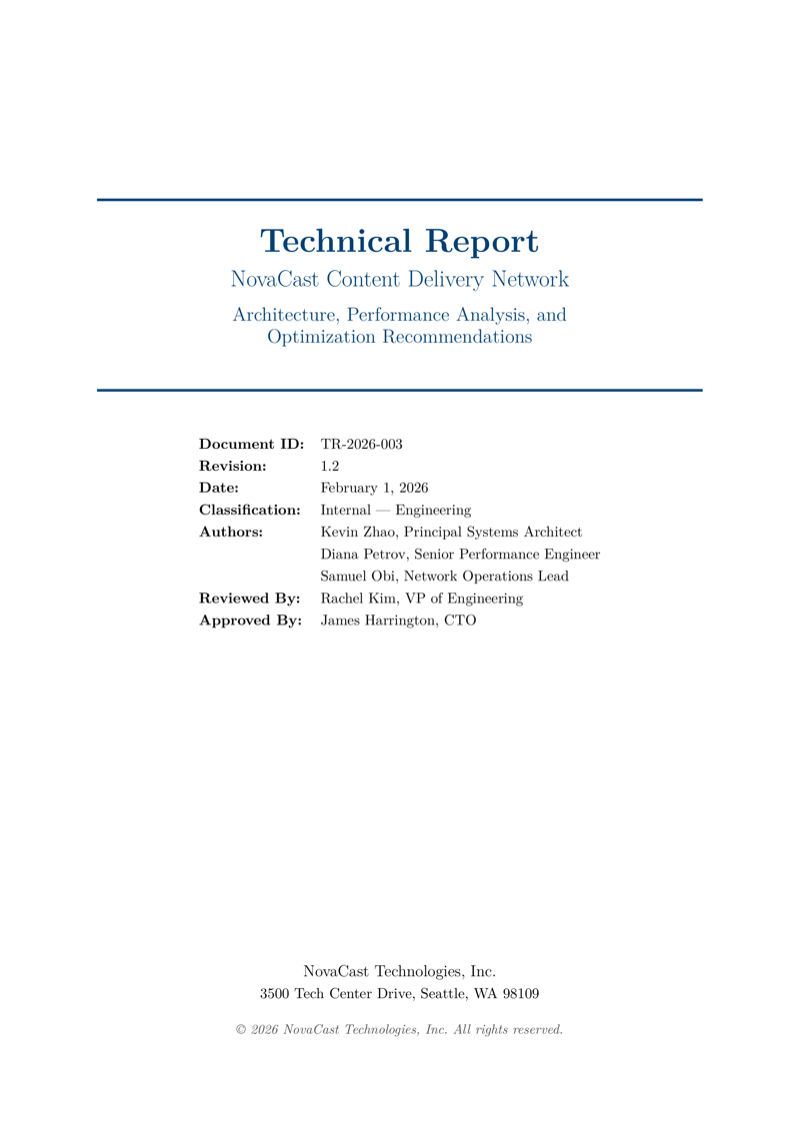 Technical Report preview