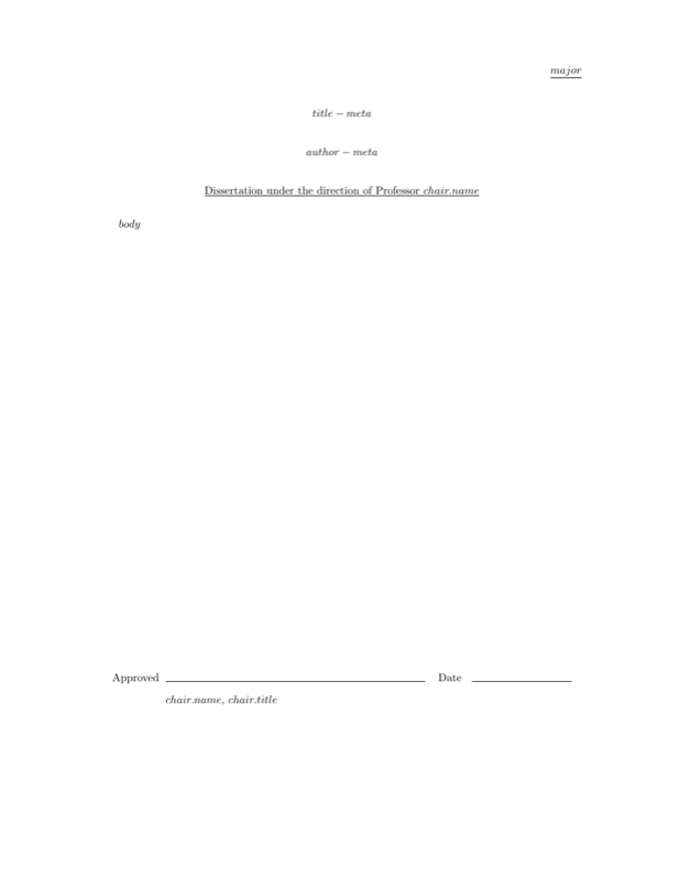 Thesis Generator preview