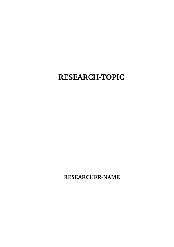 Thesis preview