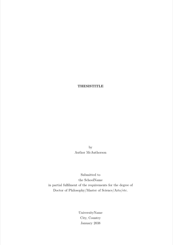 Thesis preview