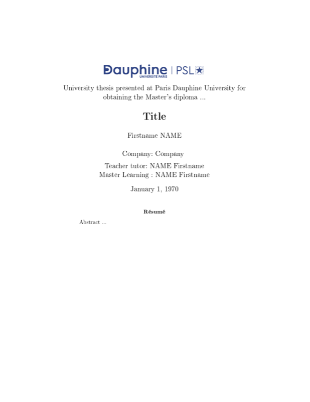 Thesis preview