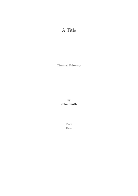 Thesis preview