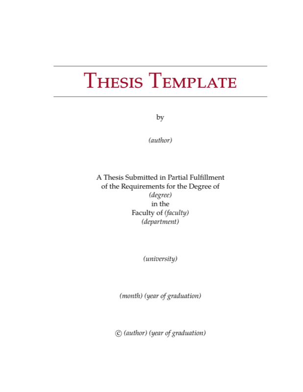 Thesis preview