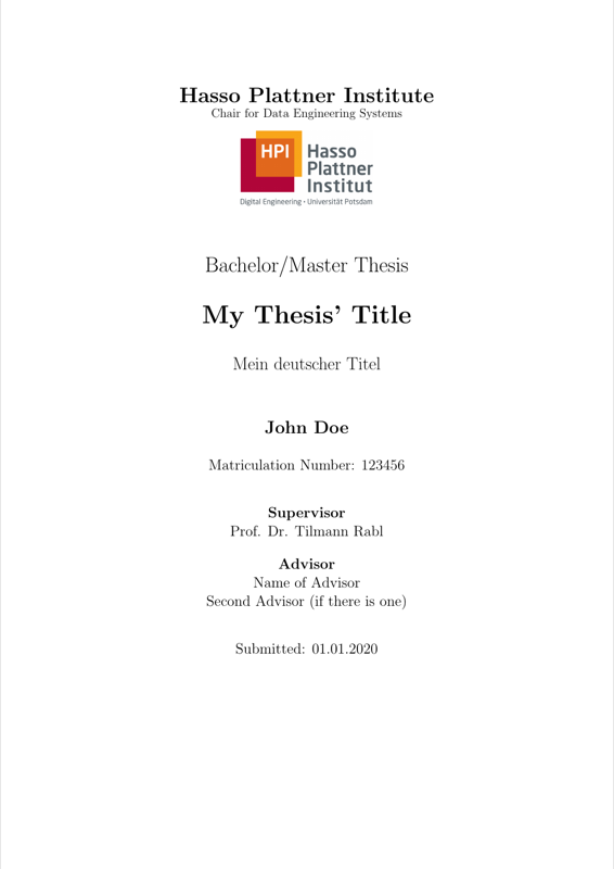 Thesis preview