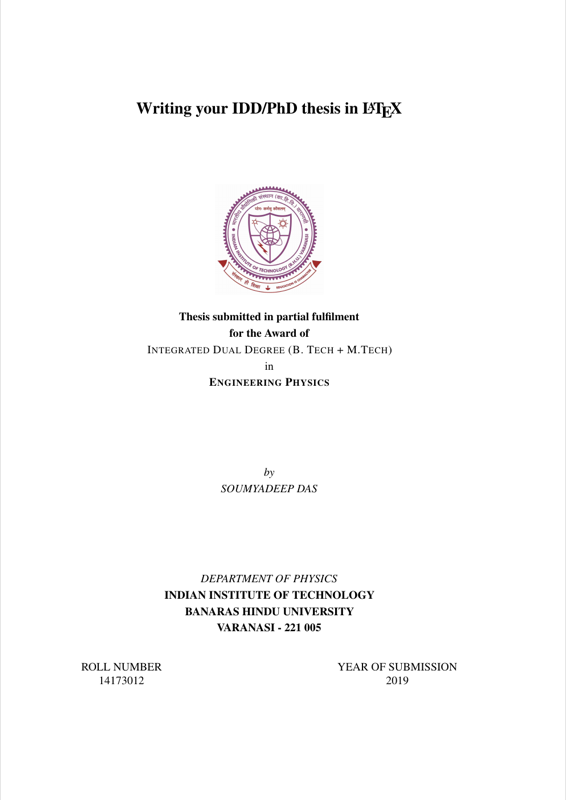 Thesis Iitbhu preview