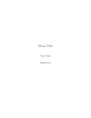 PhD Thesis preview