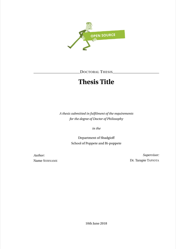 ThesisTemplate preview