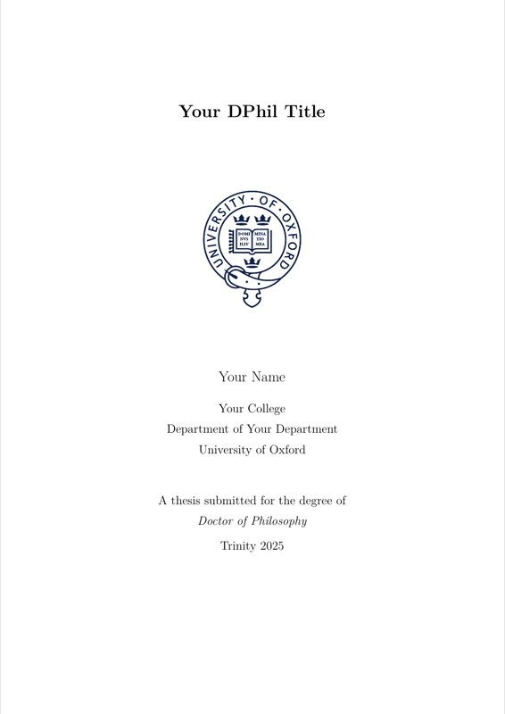 ThesisTemplate UniOfOxford preview