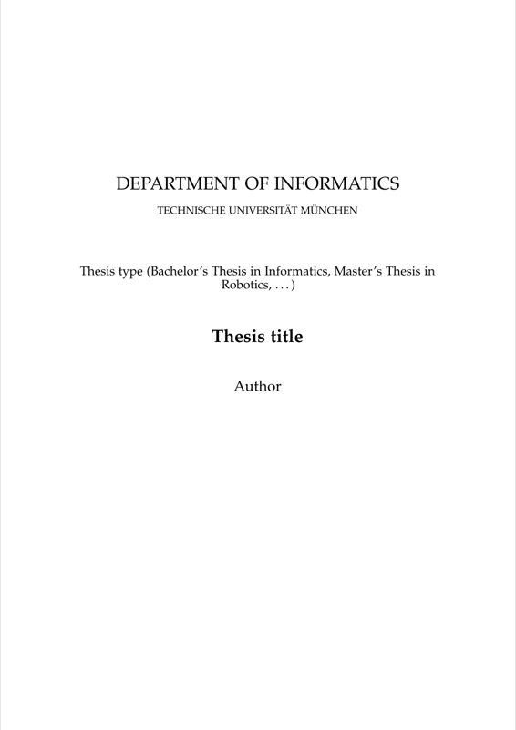 Tum Thesis preview