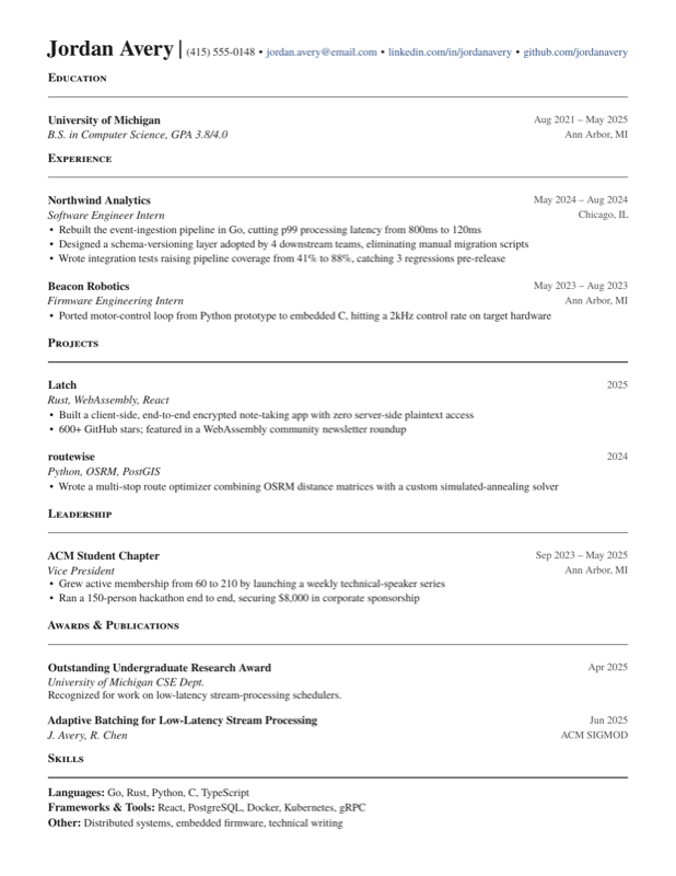 Ultimate Resume Framework preview