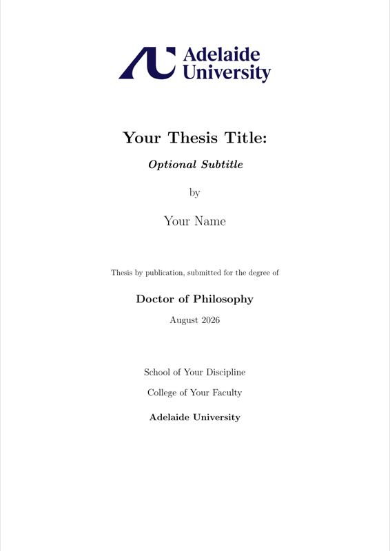 UniAdelaide Thesis preview