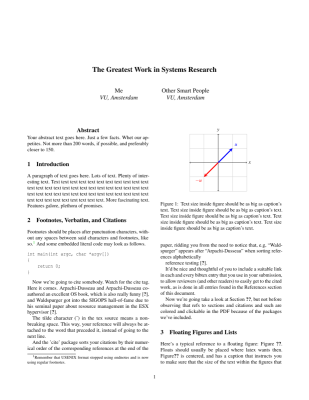 Usenix preview