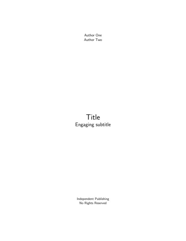 Zine Booklet preview